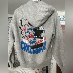 Gray Graphic Hoodie for Teens size 13-14